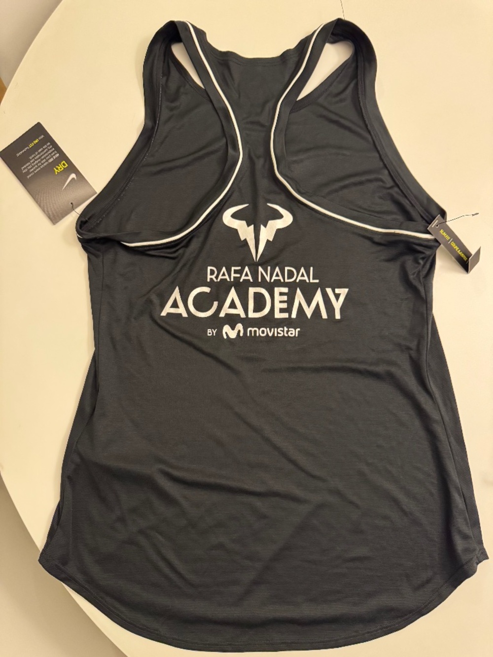 Rafa Nadal Academy Nike Tank Black Size S NWT
